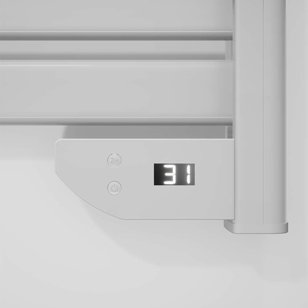 Radiador Toallero Eléctrico Cecotec 9000 White | 500W, LED, IP24 y Temporizador