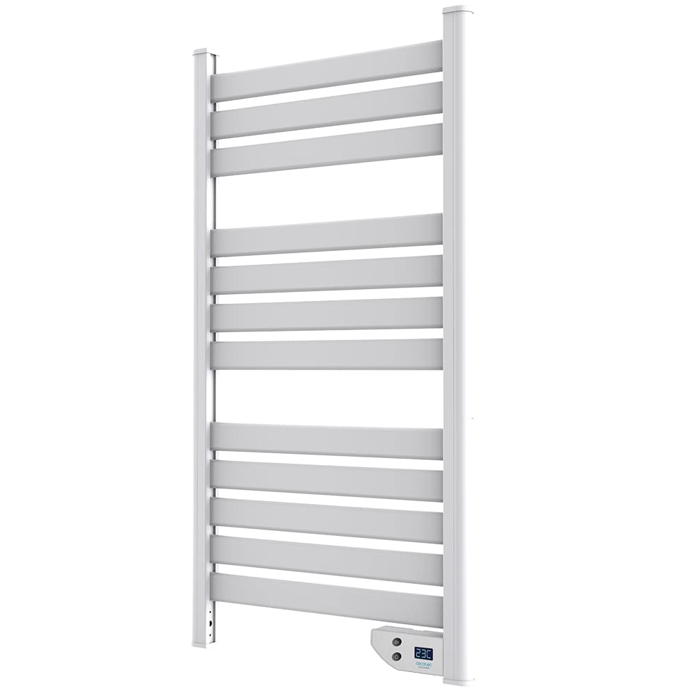 Radiador Toallero Eléctrico Cecotec 9000 White | 500W, LED, IP24 y Temporizador