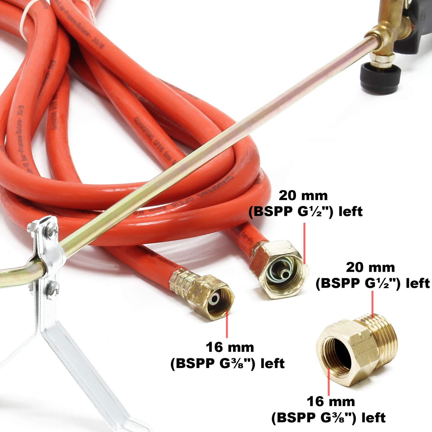 Soplete a Gas con Tubo | Para Jardín, Bricolaje y Eliminación de Malas Hierbas