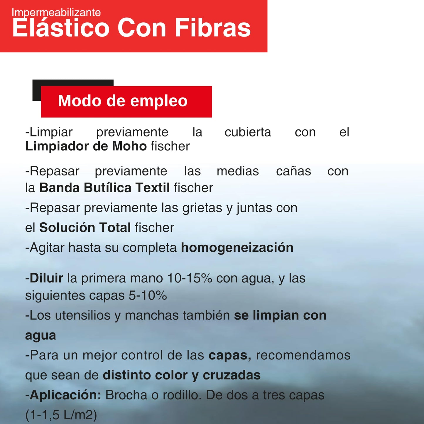 Pintura Impermeabilizante Fischer – Protección Total para Techos y Muros