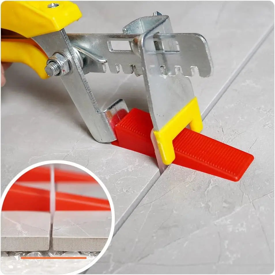 Kit Nivelación Azulejos 1mm/1,5mm con Alicates y Cuñas Reutilizables