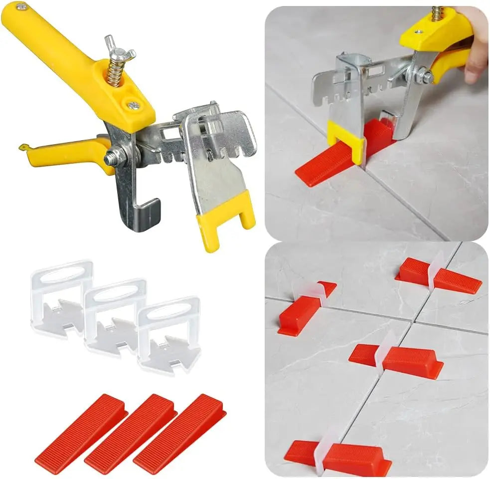 Kit Nivelación Azulejos 1mm/1,5mm con Alicates y Cuñas Reutilizables