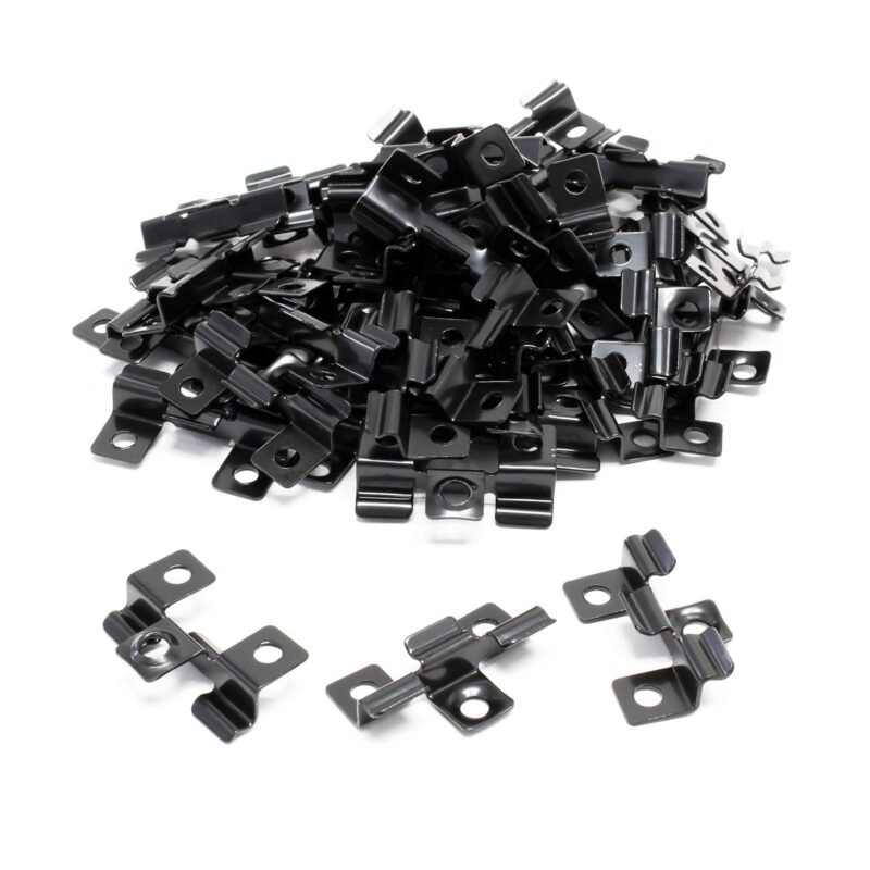 Clips Tarima Exterior XPOtool 6 mm | Acero Inoxidable Negro (50 uds)