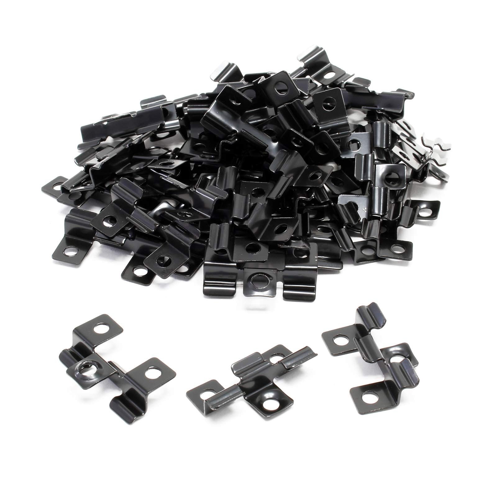 Clips Tarima Exterior XPOtool 6 mm | Acero Inoxidable Negro (50 uds)