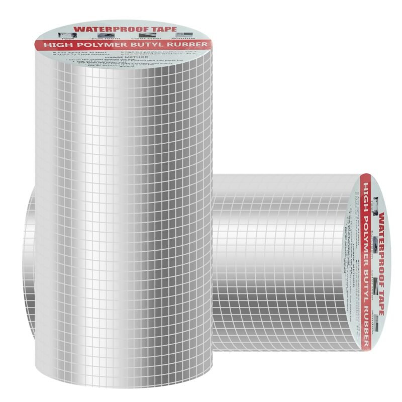 Cinta de Butilo Impermeable 200mm x 5m | Reparación de Fugas y Sellado Exterior