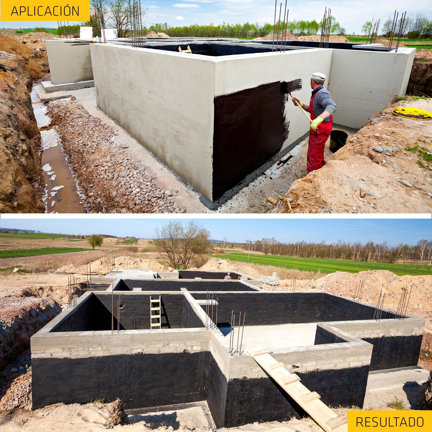 Sika Igol A 5kg | Emulsión Bituminosa para Impermeabilización de Cimientos