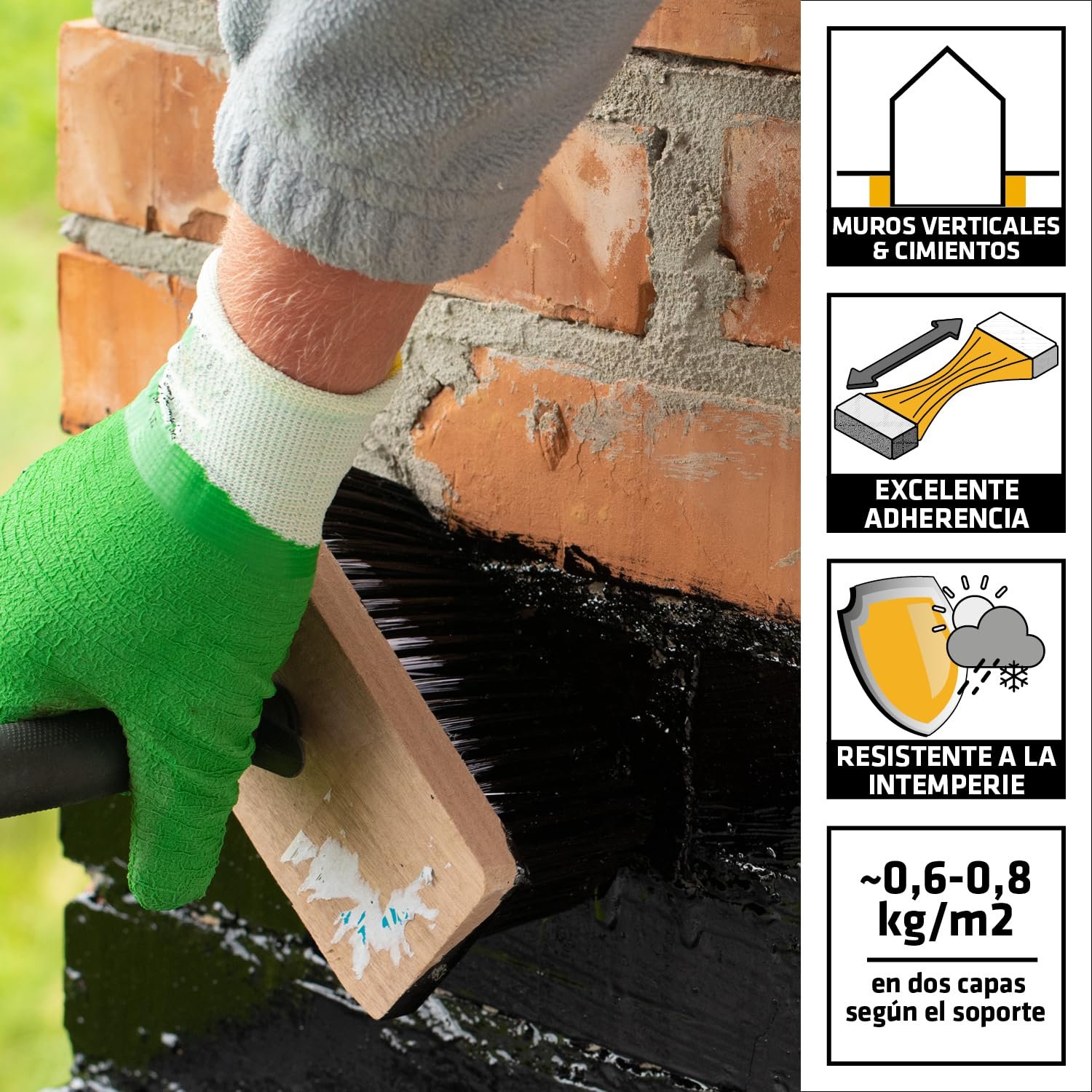 Sika Igol A 5kg | Emulsión Bituminosa para Impermeabilización de Cimientos