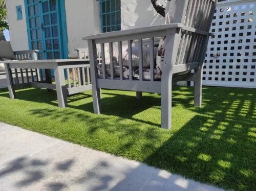 Césped Artificial 1x5 m | 40 mm, Decorativo, Resistente y Fácil de Instalar