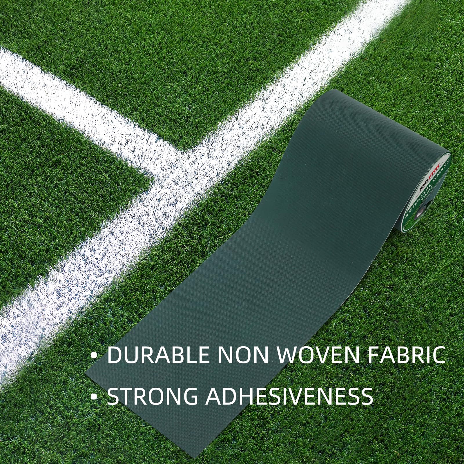 Cinta para Césped Artificial WELSTIK 15x10 m | Fijación Rápida y Resistente