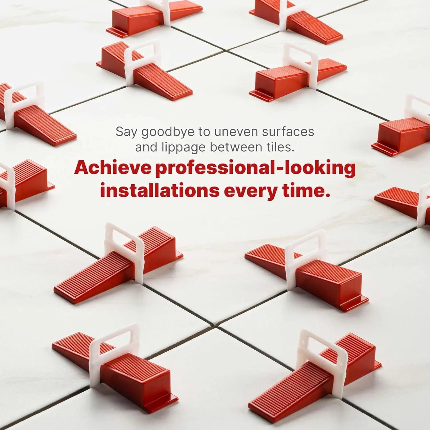 Kit Nivelación Azulejos 1mm/1,5mm con Alicates y Cuñas Reutilizables - Imagen 2