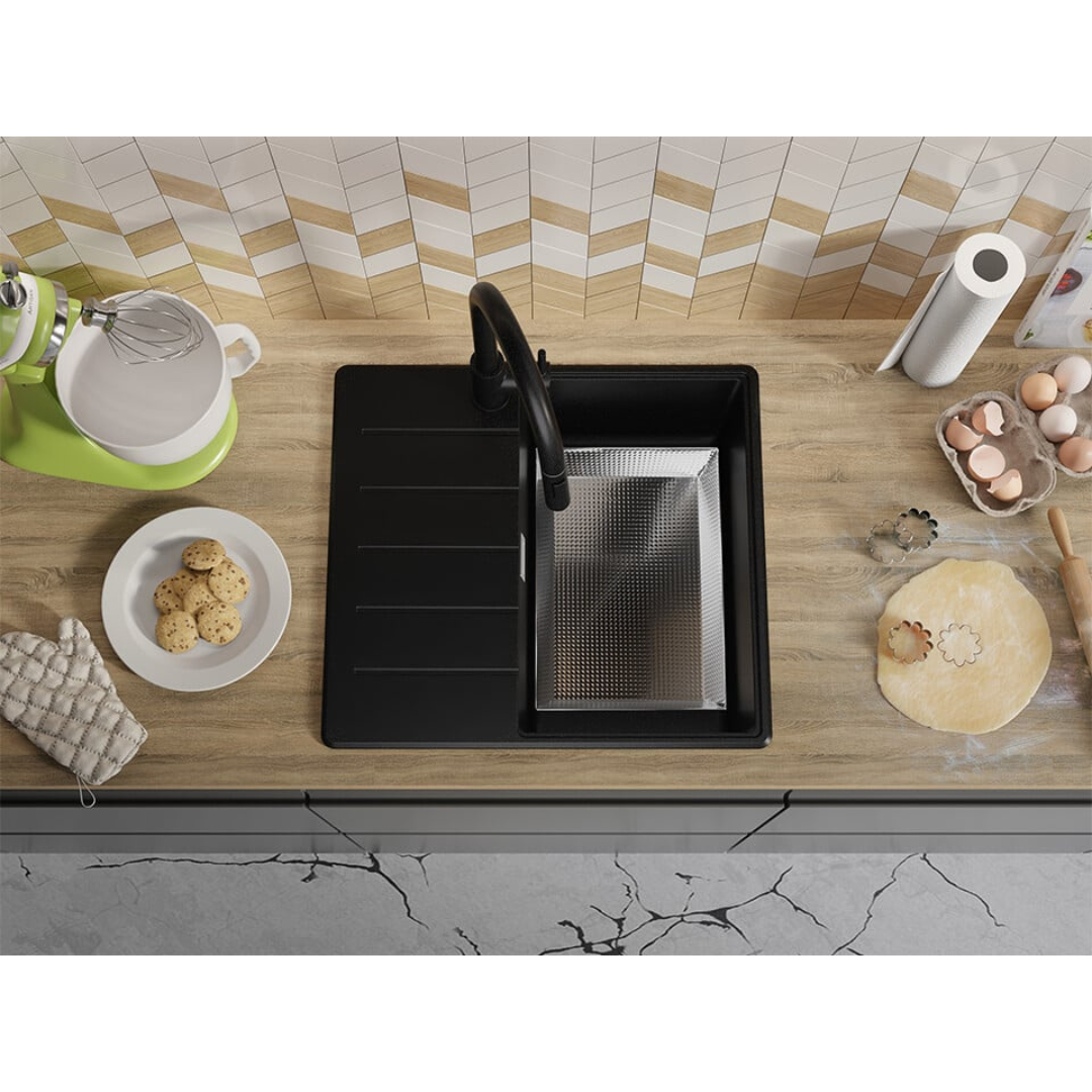 Fregadero de una cubeta con escurridor - Imagen 2